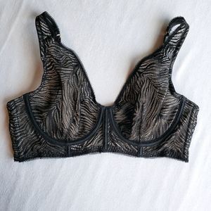 Victoria's Secret Unlined Plunge Bra sz 32DD